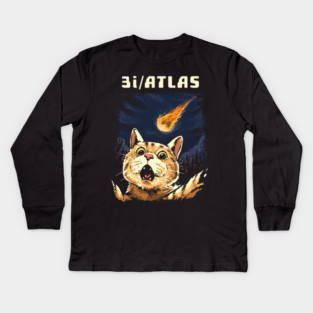 3i Atlas Comet Kids Long Sleeve T-Shirt