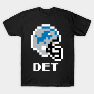 Detroit Lions (Tecmo Super Bowl Football Helmet) T-Shirt