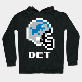 Detroit Lions (Tecmo Super Bowl Football Helmet) Hoodie