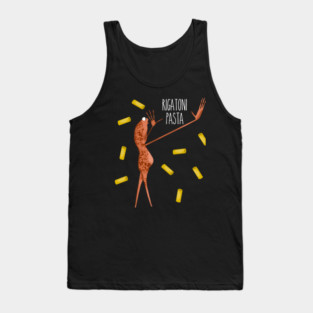 Rigatoni pasta - Marcus the worm, funny meme Tank Top