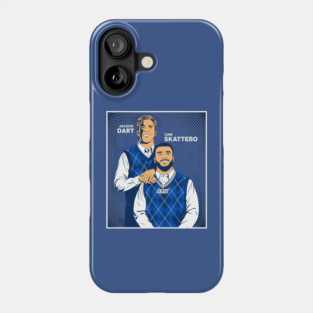 Giants Jaxson Dart Cam Skattebo Portrait Phone Case