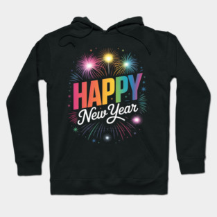 Happy New Year 2026 New Year's Eve Party Matching Family Hoodie