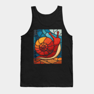 The Spiral | A Wearable Art Mosaic Tank Top