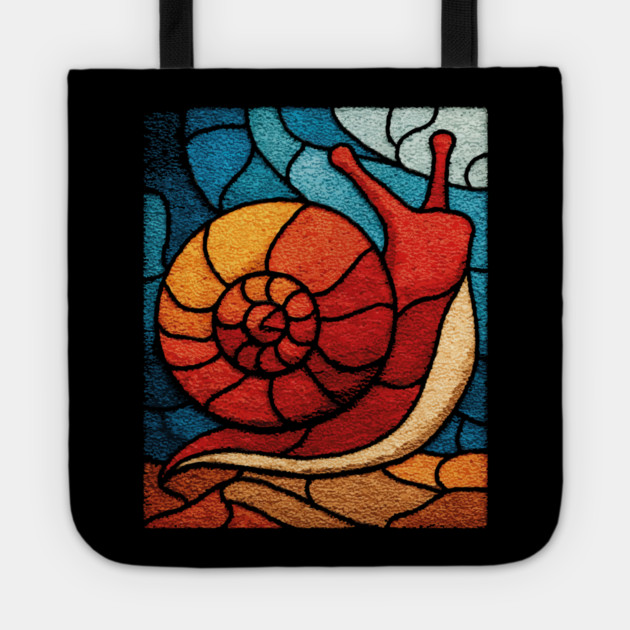 The Spiral | A Wearable Art Mosaic Tote by TuncGK