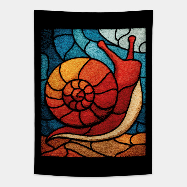 The Spiral | A Wearable Art Mosaic Tapestry by TuncGK