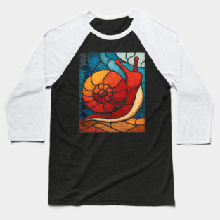 The Spiral | A Wearable Art Mosaic Baseball T-Shirt