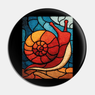 The Spiral | A Wearable Art Mosaic Pin