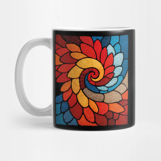 The Sacred Bloom | A Stained Glass Tapestry by TuncGK