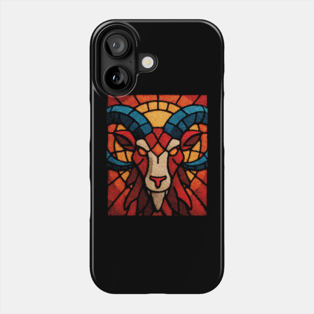 The Ram | An Aries Zodiac Tapestry Phone Case by TuncGK