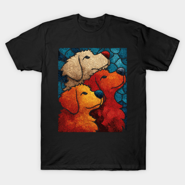 The Pack | A Heartwarming Textile Portrait T-Shirt by TuncGK