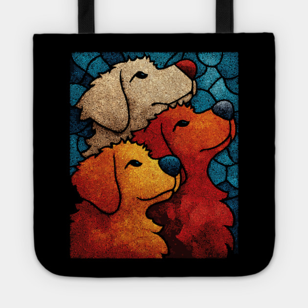 The Pack | A Heartwarming Textile Portrait Tote by TuncGK