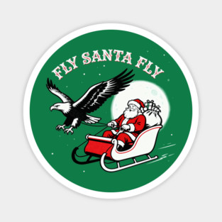 Fly-Santa-Fly Magnet