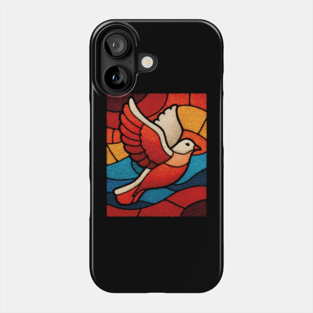 The Dove | A Stained Glass Symbol of Peace Phone Case by TuncGK