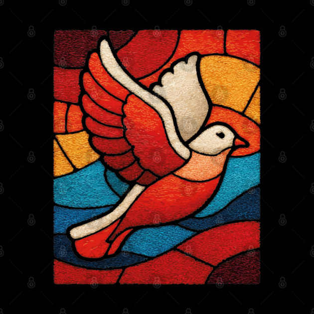 The Dove | A Stained Glass Symbol of Peace by TuncGK