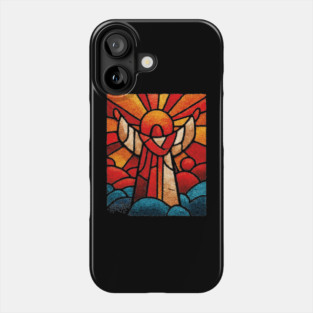 The Seraph | A Celestial Stained Glass Icon Phone Case