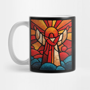 The Seraph | A Celestial Stained Glass Icon Mug