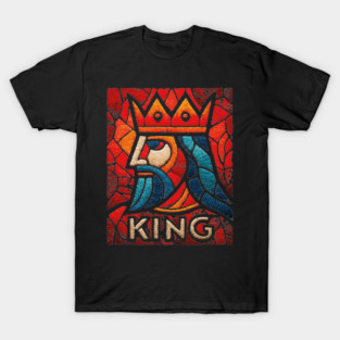 The King | A Regal Playing Card Portrait T-Shirt