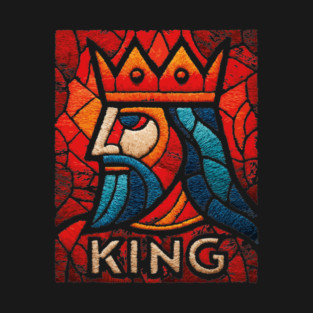 The King | A Regal Playing Card Portrait T-Shirt