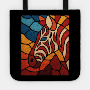 The Wild Stripe | A Stained Glass Tapestry Tote