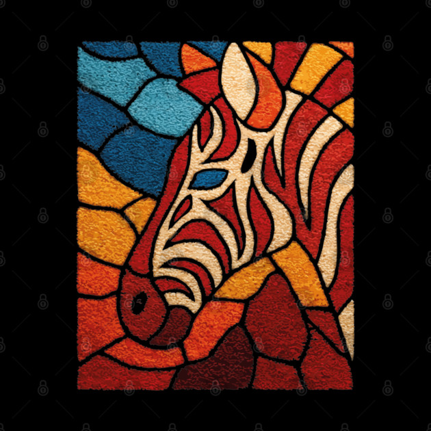 The Wild Stripe | A Stained Glass Tapestry by TuncGK