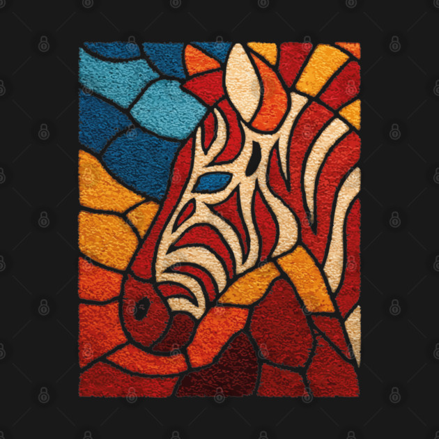 The Wild Stripe | A Stained Glass Tapestry by TuncGK
