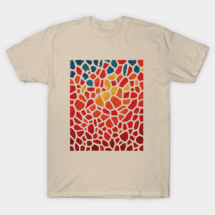 The Emberflow | An Abstract Mosaic Tapestry T-Shirt