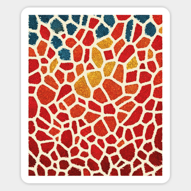 The Emberflow | An Abstract Mosaic Tapestry Magnet by TuncGK