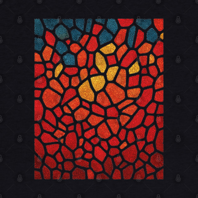 The Emberflow | An Abstract Mosaic Tapestry by TuncGK