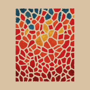 The Emberflow | An Abstract Mosaic Tapestry T-Shirt