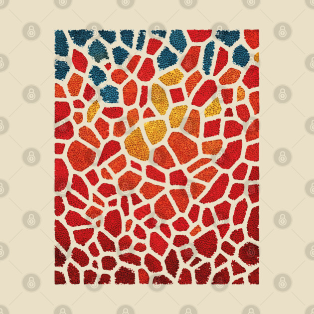 The Emberflow | An Abstract Mosaic Tapestry by TuncGK