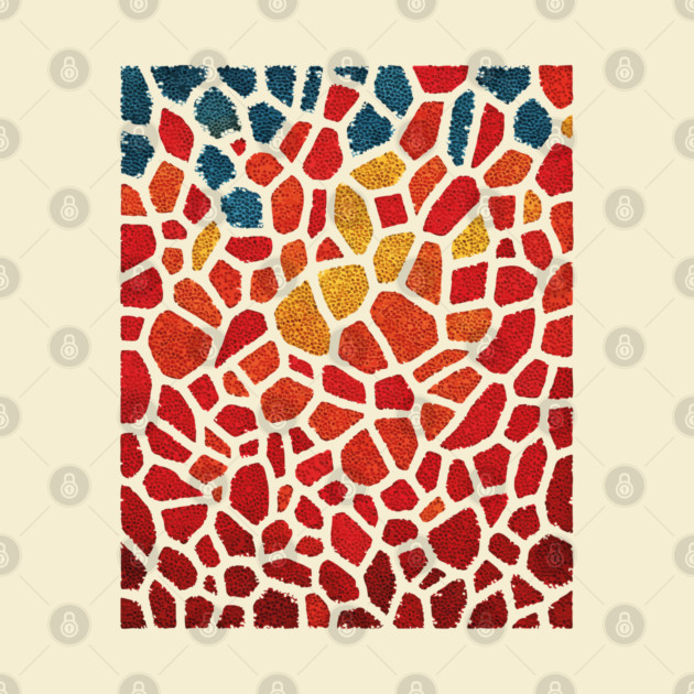 The Emberflow | An Abstract Mosaic Tapestry by TuncGK