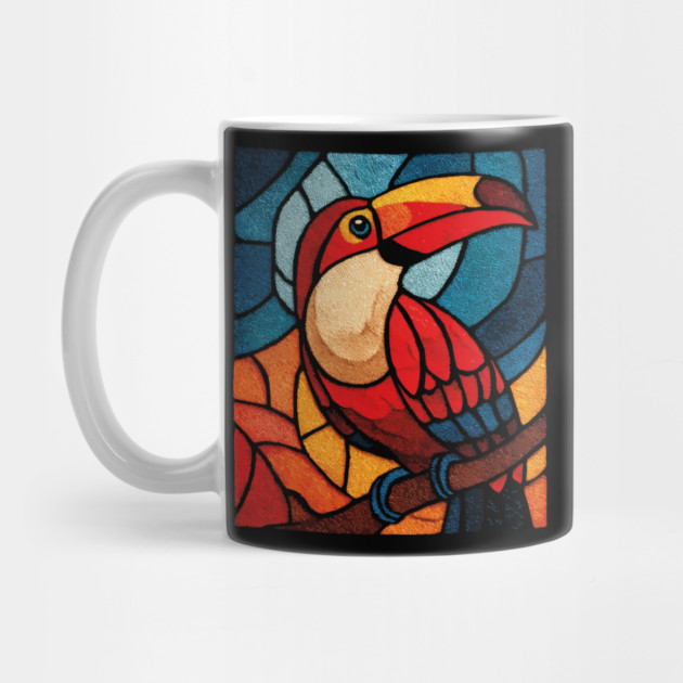 The Jungle Jewel | A Tropical Stained Glass Portrait by TuncGK