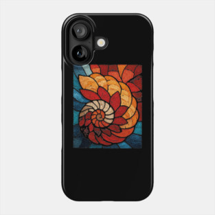The Ancient Spiral | A Fossilized Tapestry Phone Case