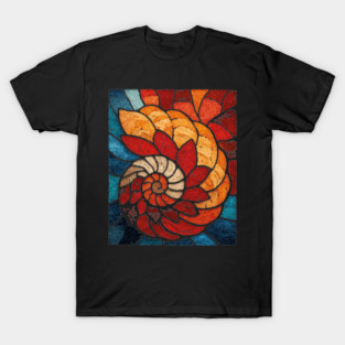 The Ancient Spiral | A Fossilized Tapestry T-Shirt
