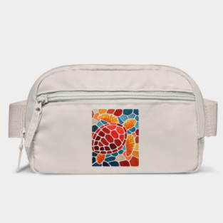 The Ocean Elder | A Sea Turtle Mosaic Bag