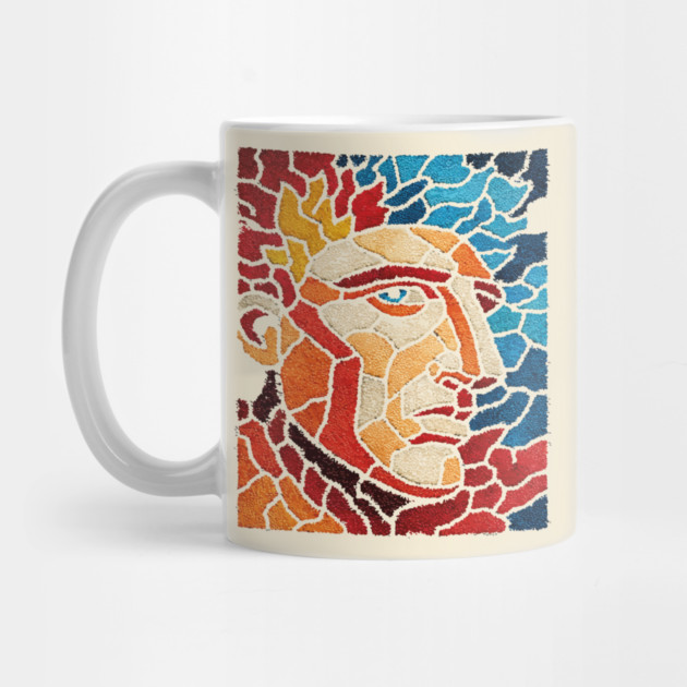 The Titan | A Mythological Mosaic Portrait by TuncGK