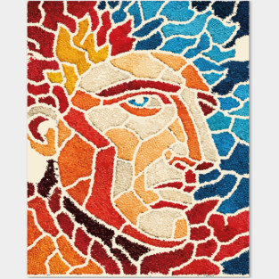 The Titan | A Mythological Mosaic Portrait Posters and Art