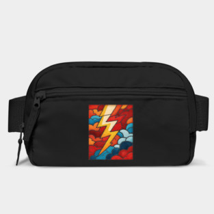 The Stormbolt | A Graphic Weather Tapestry Bag