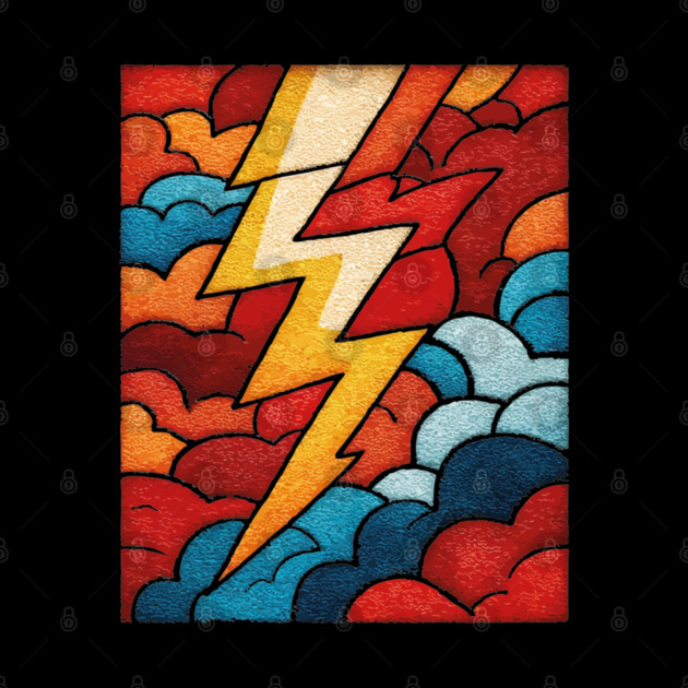 The Stormbolt | A Graphic Weather Tapestry by TuncGK