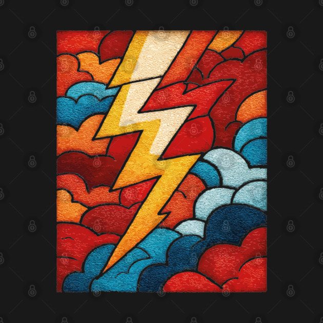 The Stormbolt | A Graphic Weather Tapestry by TuncGK