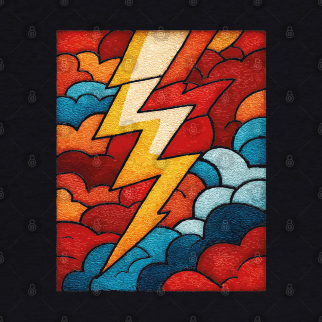 The Stormbolt | A Graphic Weather Tapestry by TuncGK