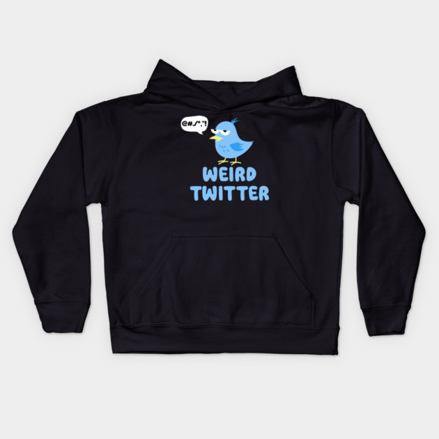 Weird Twitter Kids Hoodie by DIGITAL MERCH CREATIONS