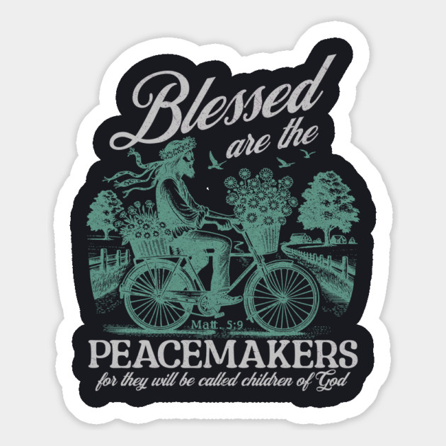 Blessed Are Peacemakers Magnet by Charles's Store 8