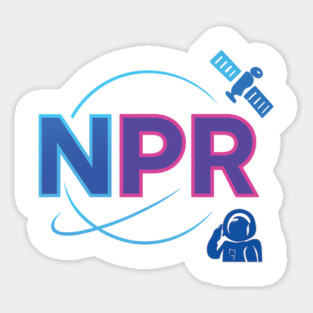 Npr - radio Sticker