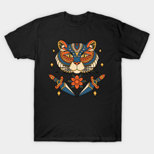Vintage cat tattoo T-Shirt