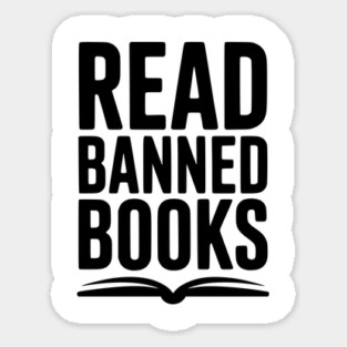 Read Banned Books Sticker