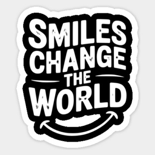 Smiles Change The World Magnet