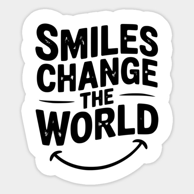 Smiles Change The World Magnet by Frank Ring