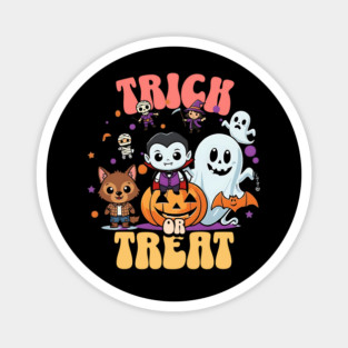 Trick or Treat Cute Monsters Magnet
