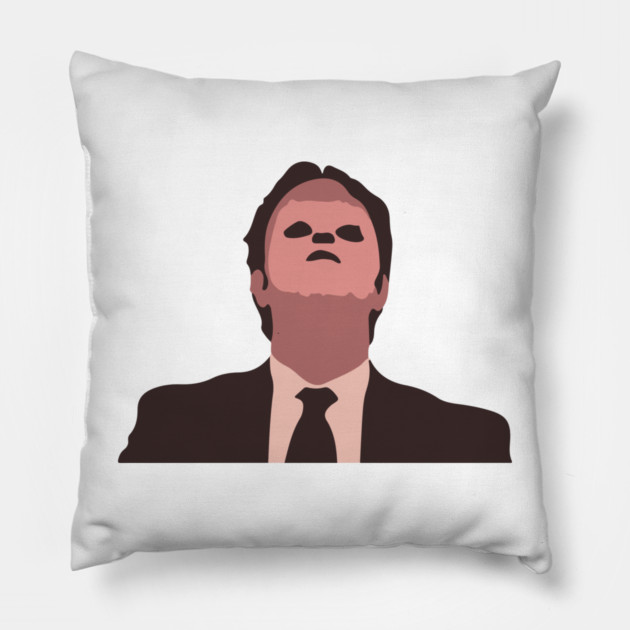 Dwight Schrute Hannibal // Minimalist Pillow by Tv Moments
